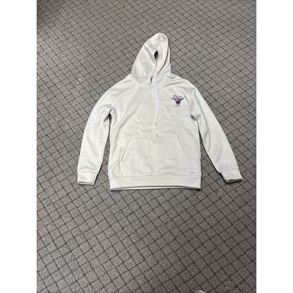 Coors Banquet Rodeo Hooded Sweatshirt Medium SEE PICS